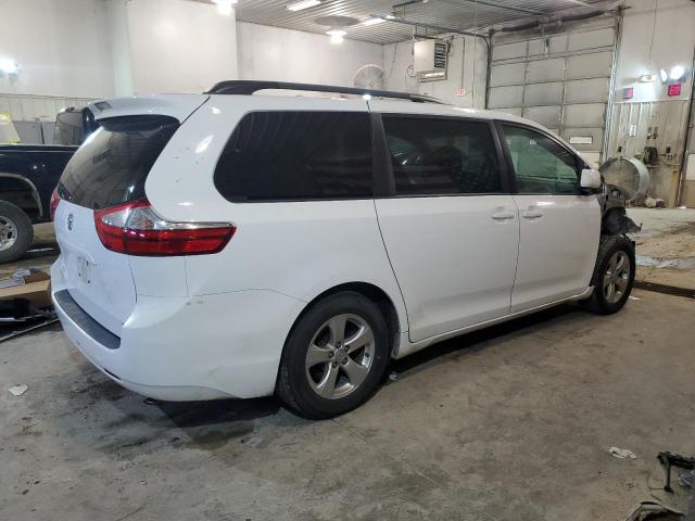 5TDKK3DC5GS711211 - 2016 TOYOTA SIENNA LE WHITE photo 3