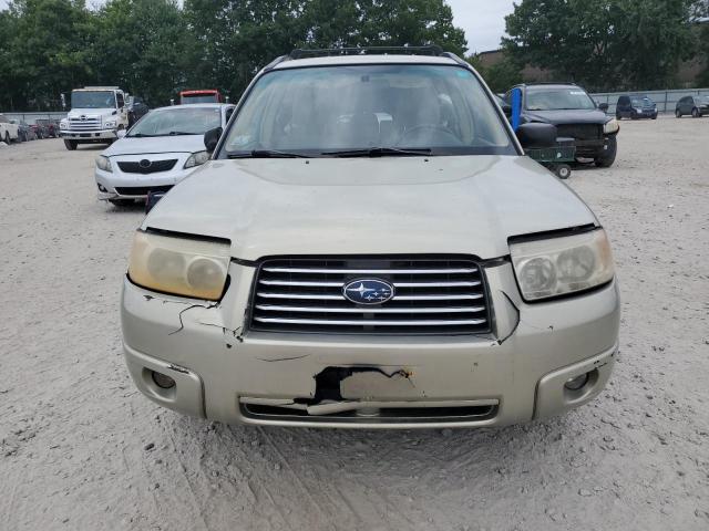 JF1SG63626H729432 - 2006 SUBARU FORESTER 2.5X BEIGE photo 5