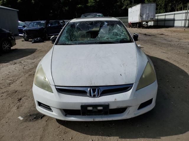 1HGCM66537A011281 - 2007 HONDA ACCORD EX WHITE photo 5