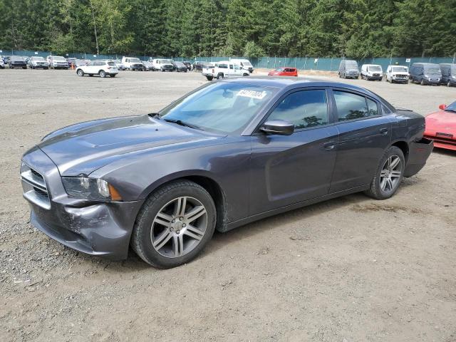 2C3CDXBG0EH324917 - 2014 DODGE CHARGER SE GRAY photo 1