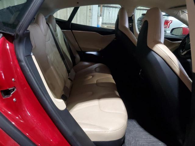 5YJSA1CG9DFP20988 - 2013 TESLA MODEL S წითელი ფოტო 10