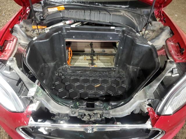 5YJSA1CG9DFP20988 - 2013 TESLA MODEL S წითელი ფოტო 11
