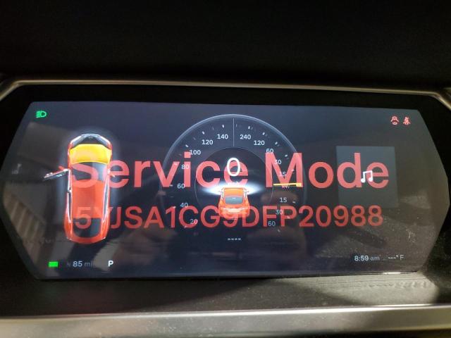 5YJSA1CG9DFP20988 - 2013 TESLA MODEL S წითელი ფოტო 9