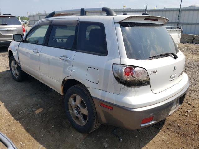 JA4LZ41F44U003604 - 2004 MITSUBISHI OUTLANDER XLS WHITE photo 2