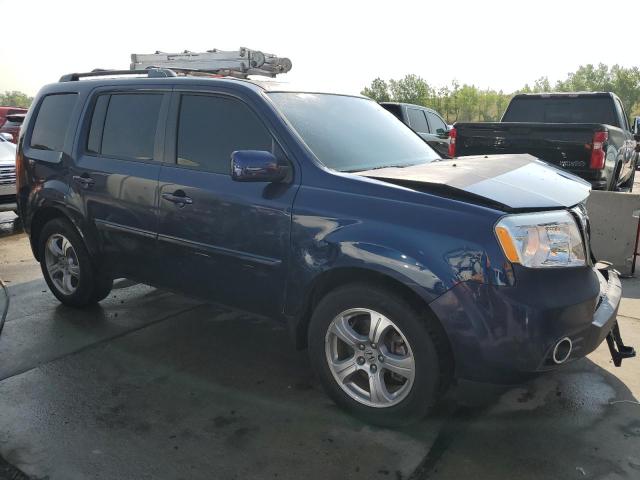 5FNYF4H54EB036369 - 2014 HONDA PILOT EXL BLUE photo 4