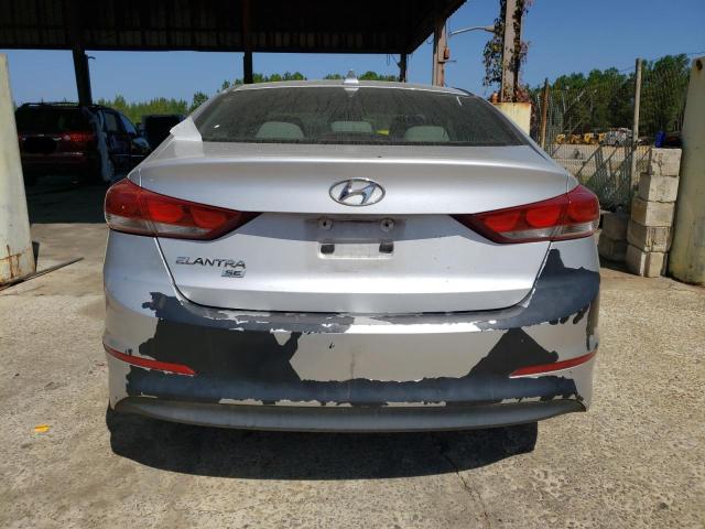 KMHD74LF7HU073239 - 2017 HYUNDAI ELANTRA SE SILVER photo 6