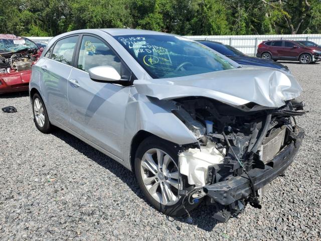 KMHD35LH3EU158125 - 2014 HYUNDAI ELANTRA GT SILVER photo 4