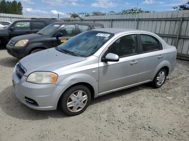 KL1TD56668B048569 - 2008 CHEVROLET AVEO BASE SILVER photo 1