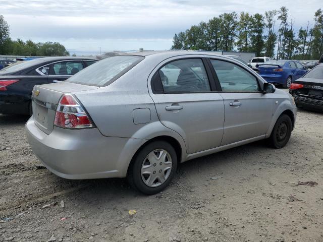 KL1TD56668B048569 - 2008 CHEVROLET AVEO BASE SILVER photo 3