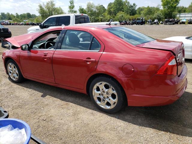 3FAHP0HA1AR392375 - 2010 FORD FUSION SE RED photo 2