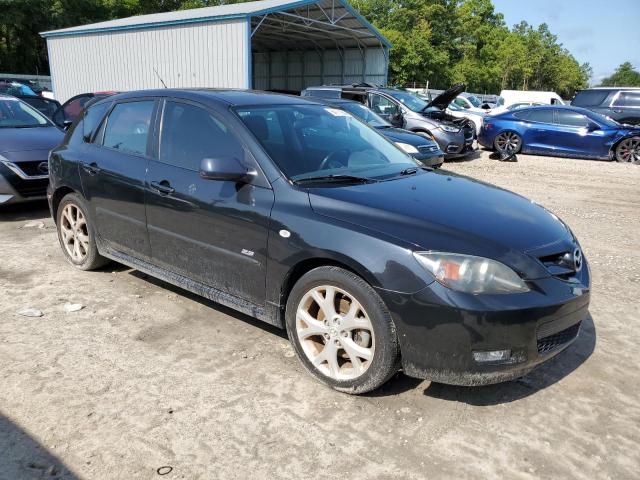 JM1BK143471688683 - 2007 MAZDA 3 HATCHBACK BLACK photo 4