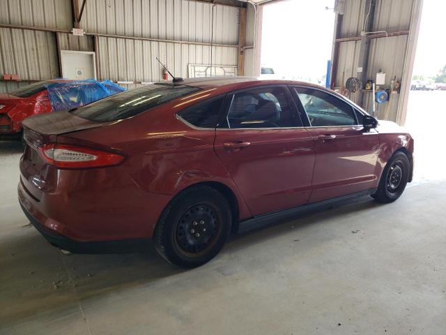 3FA6P0G76ER355714 - 2014 FORD FUSION S MAROON photo 3