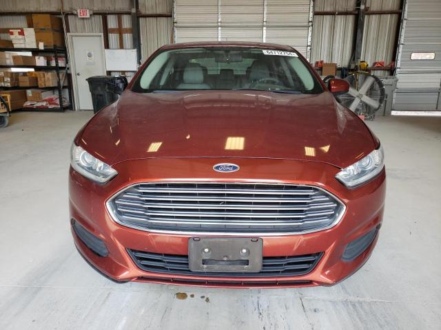 3FA6P0G76ER355714 - 2014 FORD FUSION S MAROON photo 5