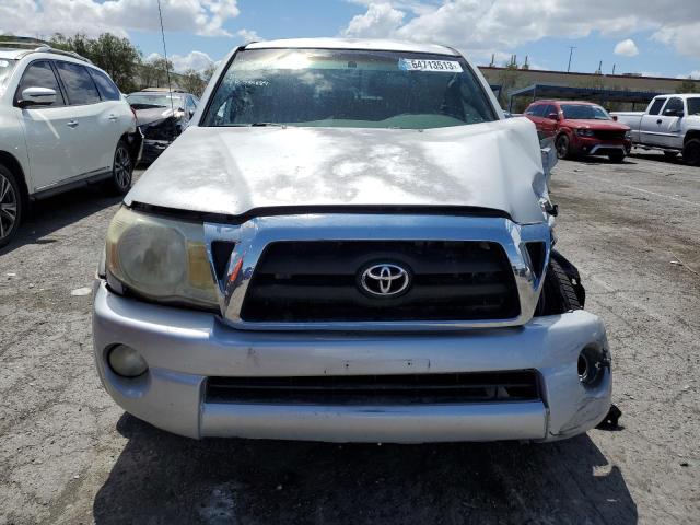 5TEJU62N55Z123028 - 2005 TOYOTA TACOMA DOUBLE CAB PRERUNNER SILVER photo 5