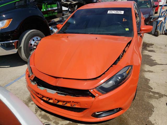 1C3CDFBB6FD410603 - 2015 DODGE DART SXT ORANGE photo 5