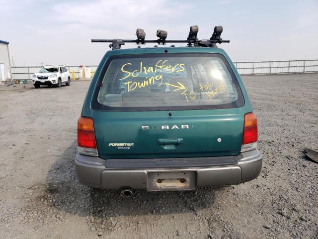 JF1SF6557XH726146 - 1999 SUBARU FORESTER S მწვანე ფოტო 6