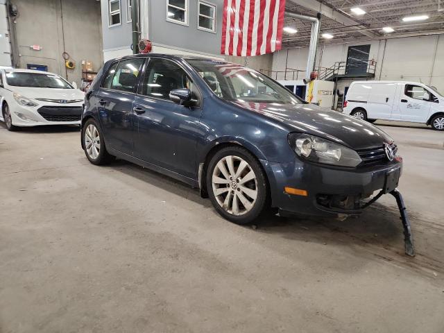 WVWDM7AJ3CW290709 - 2012 VOLKSWAGEN GOLF BLUE photo 4