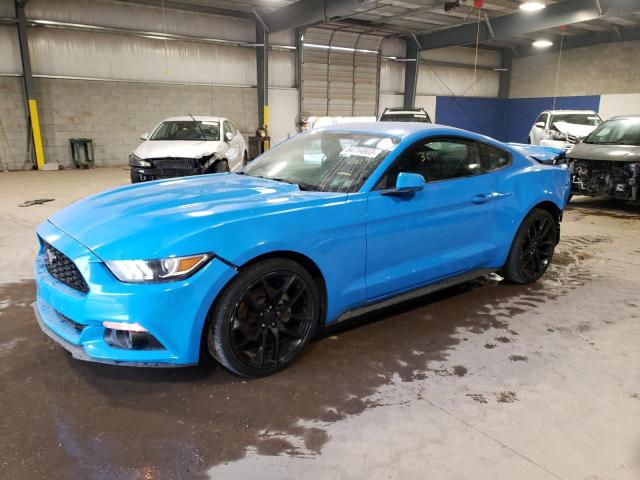 1FA6P8TH9H5258270 - 2017 FORD MUSTANG BLUE photo 1