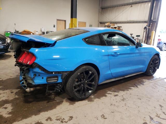 1FA6P8TH9H5258270 - 2017 FORD MUSTANG BLUE photo 3