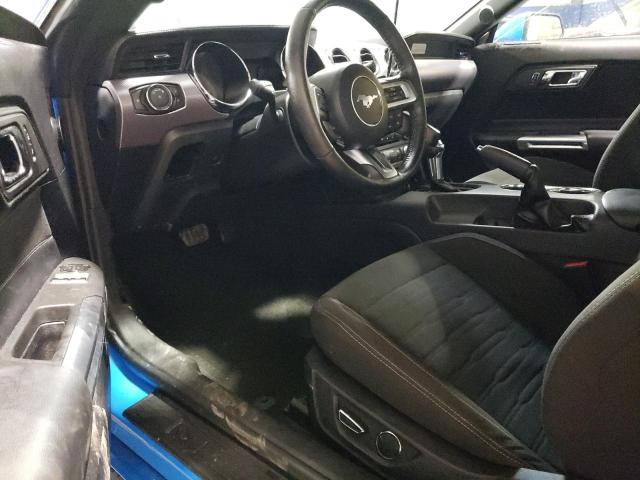 1FA6P8TH9H5258270 - 2017 FORD MUSTANG BLUE photo 8