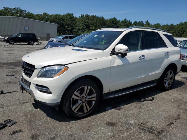 4JGDA5HB8EA310010 - 2014 MERCEDES-BENZ ML 350 4MATIC WHITE photo 1