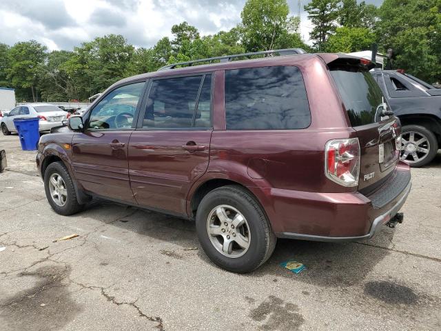 5FNYF18588B029380 - 2008 HONDA PILOT EXL BURGUNDY photo 2