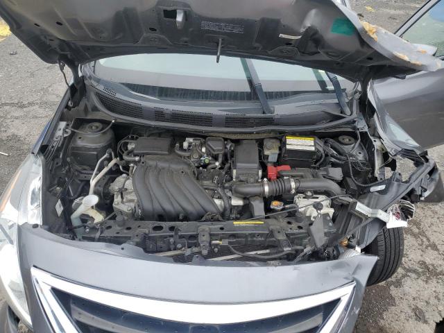 3N1CN7AP6KL846516 - 2019 NISSAN VERSA S Մոխրագույն լուսանկար 11