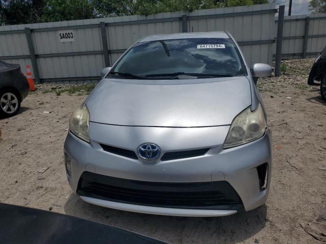 JTDKN3DU5C1611052 - 2012 TOYOTA PRIUS SILVER photo 5