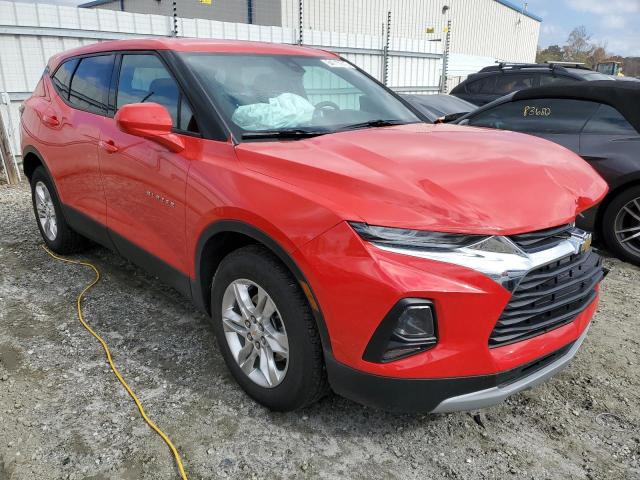 3GNKBHRS9MS567741 - 2021 CHEVROLET BLAZER 2LT RED photo 1