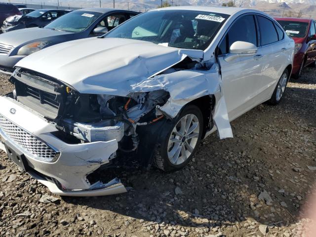 3FA6P0SU2KR251360 - 2019 FORD FUSION TITANIUM WHITE photo 2