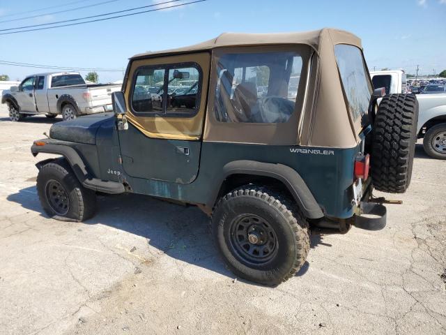 1J4FY19P6SP321022 - 1995 JEEP WRANGLER S GREEN photo 2