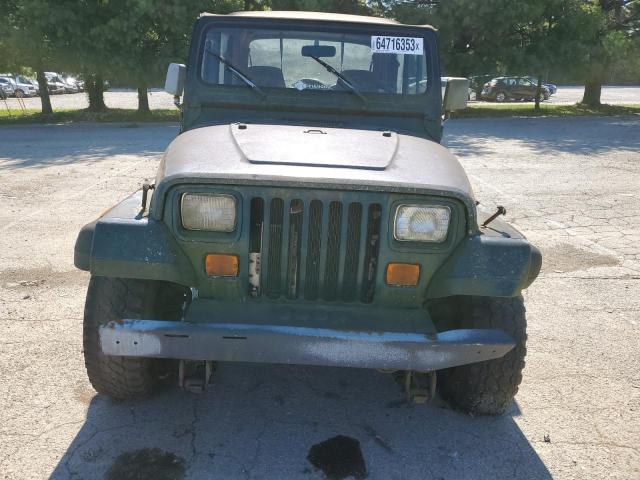 1J4FY19P6SP321022 - 1995 JEEP WRANGLER S GREEN photo 5