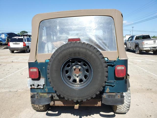 1J4FY19P6SP321022 - 1995 JEEP WRANGLER S GREEN photo 6