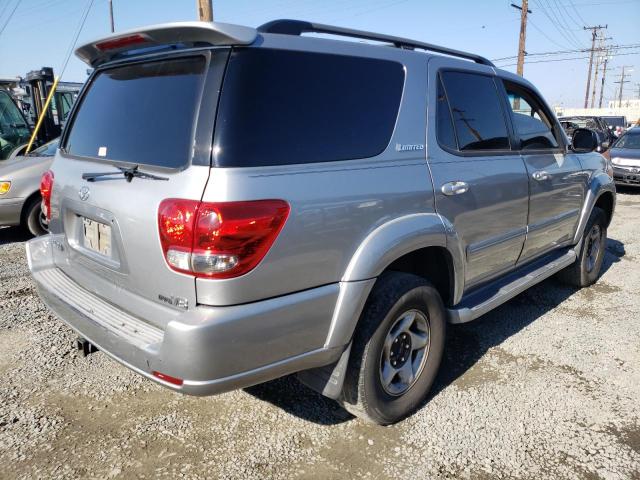 5TDZT38A96S282528 - 2006 TOYOTA SEQUOIA LIMITED SILVER photo 3