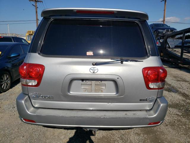 5TDZT38A96S282528 - 2006 TOYOTA SEQUOIA LIMITED SILVER photo 6