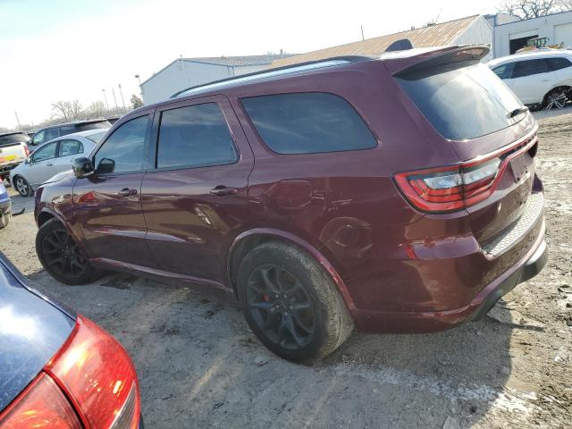 1C4SDJH91MC716142 - 2021 DODGE DURANGO SRT HELLCAT MAROON photo 2