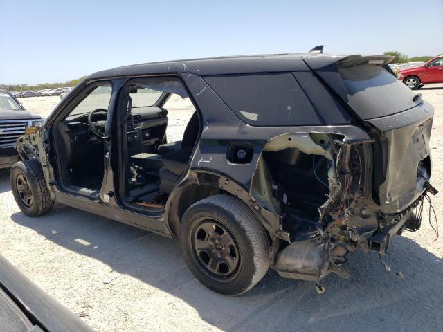 1FM5K8AB1MGA43298 - 2021 FORD EXPLORER POLICE INTERCEPTOR BLACK photo 2