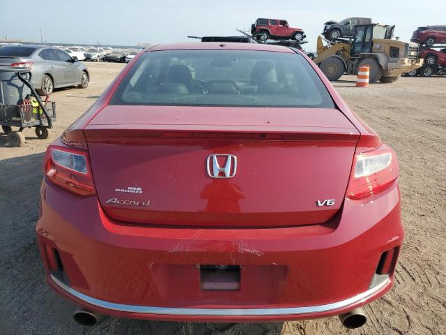 1HGCT2A89EA007911 - 2014 HONDA ACCORD EXL RED photo 6