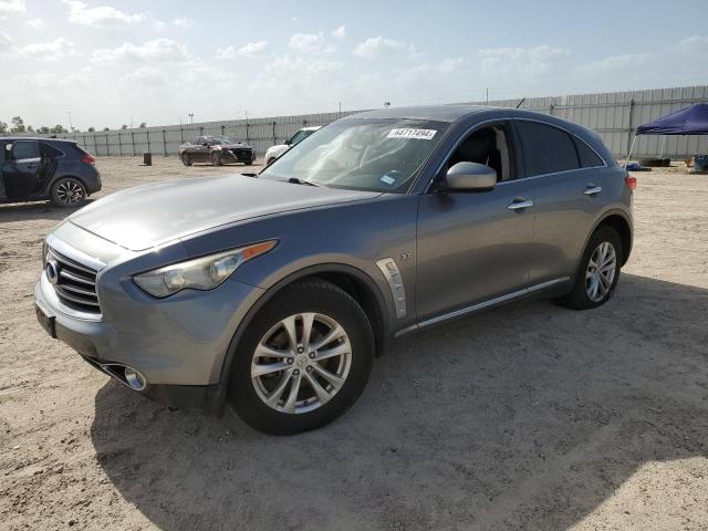 JN8CS1MU9FM381489 - 2015 INFINITI QX70 GRAY photo 1