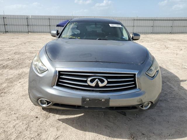 JN8CS1MU9FM381489 - 2015 INFINITI QX70 GRAY photo 5