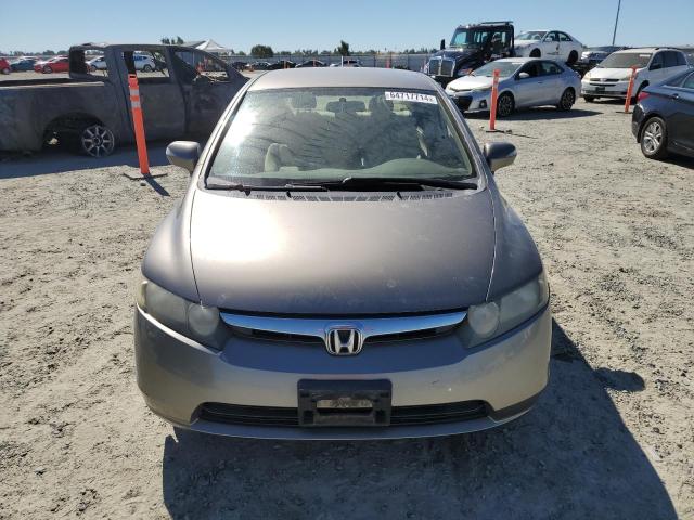 JHMFA36207S019548 - 2007 HONDA CIVIC HYBRID GRAY photo 5