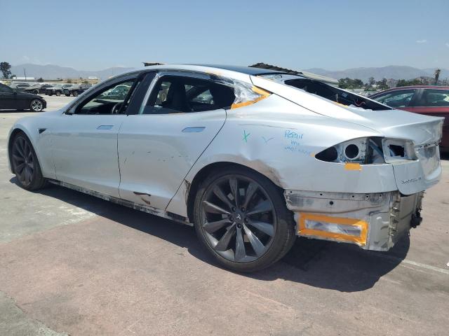 5YJSA1E26HF209388 - 2017 TESLA MODEL S SILVER photo 2