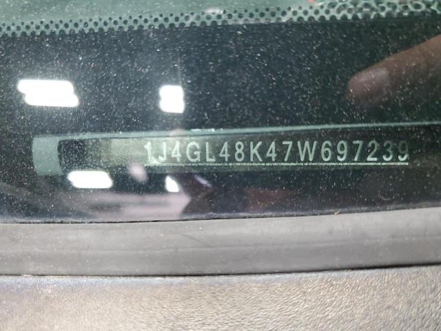 1J4GL48K47W697239 - 2007 JEEP LIBERTY SPORT შავი ფოტო 14