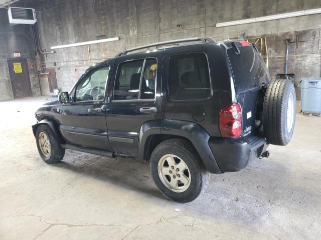 1J4GL48K47W697239 - 2007 JEEP LIBERTY SPORT შავი ფოტო 2