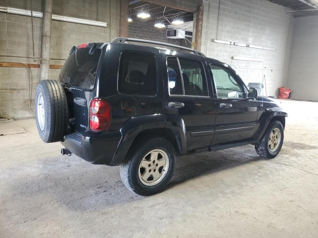 1J4GL48K47W697239 - 2007 JEEP LIBERTY SPORT შავი ფოტო 3