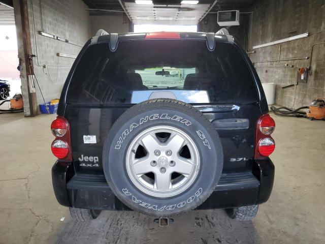 1J4GL48K47W697239 - 2007 JEEP LIBERTY SPORT შავი ფოტო 6
