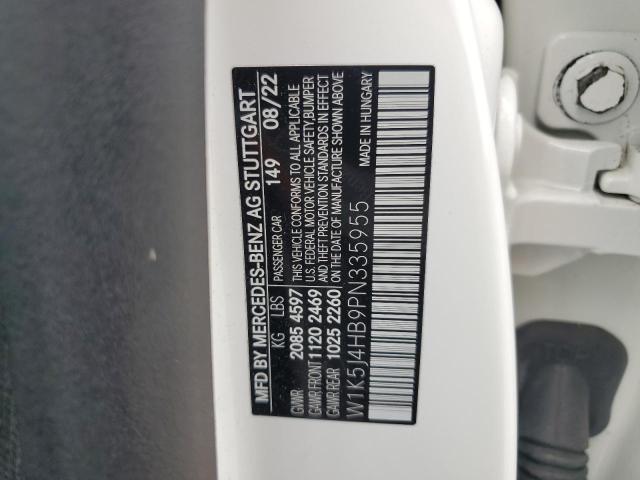 W1K5J4HB9PN335955 - 2023 MERCEDES-BENZ CLA 250 4MATIC WHITE photo 13
