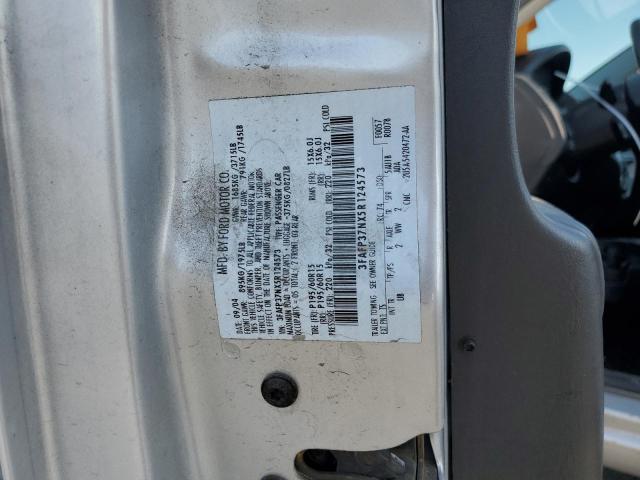 3FAFP37NX5R124573 - 2005 FORD FOCUS ZX5 SILVER photo 12