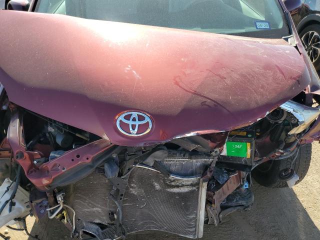 5TDDK3DC9DS065238 - 2013 TOYOTA SIENNA XLE MAROON photo 12