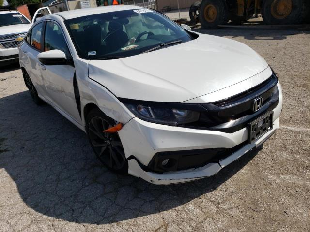 19XFC2F86KE002582 - 2019 HONDA CIVIC SPORT WHITE photo 4